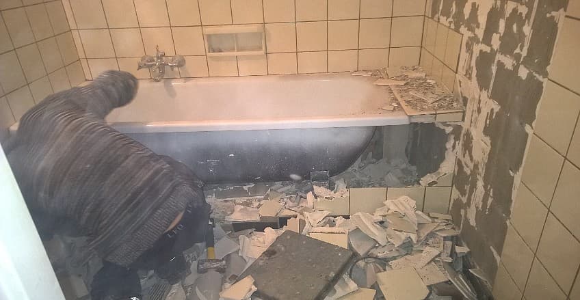 dépose de carrelage